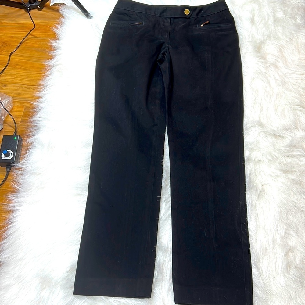 Talbots women black pants size 2